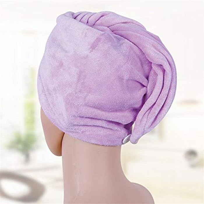 Hair Drying Towel Purple - Image 2